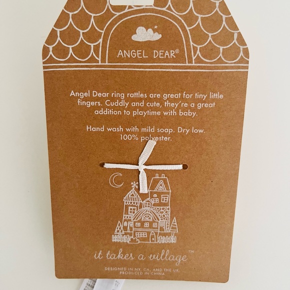 Angel Dear Ring Rattle, Tan Giraffe NWT - Picture 4 of 4